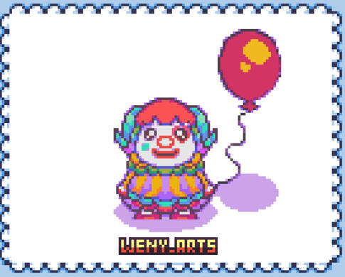 Piers from Animal Crossing holding a Balloon
