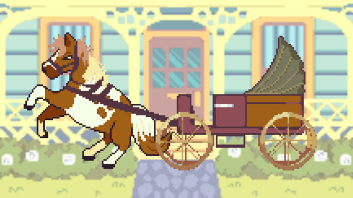 Horse with Cart