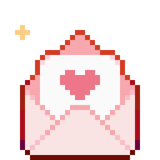 Letter Email Letter Email in Pixel Art